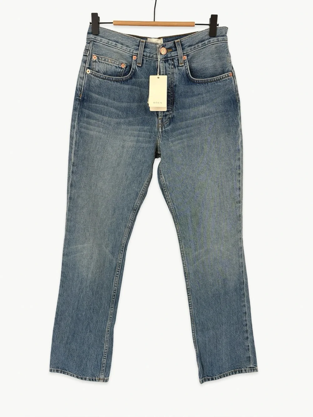 DÔEN Willow Jean Size 26 in Lampasas Wash Bootcut Denim NWT Vintage Inspired